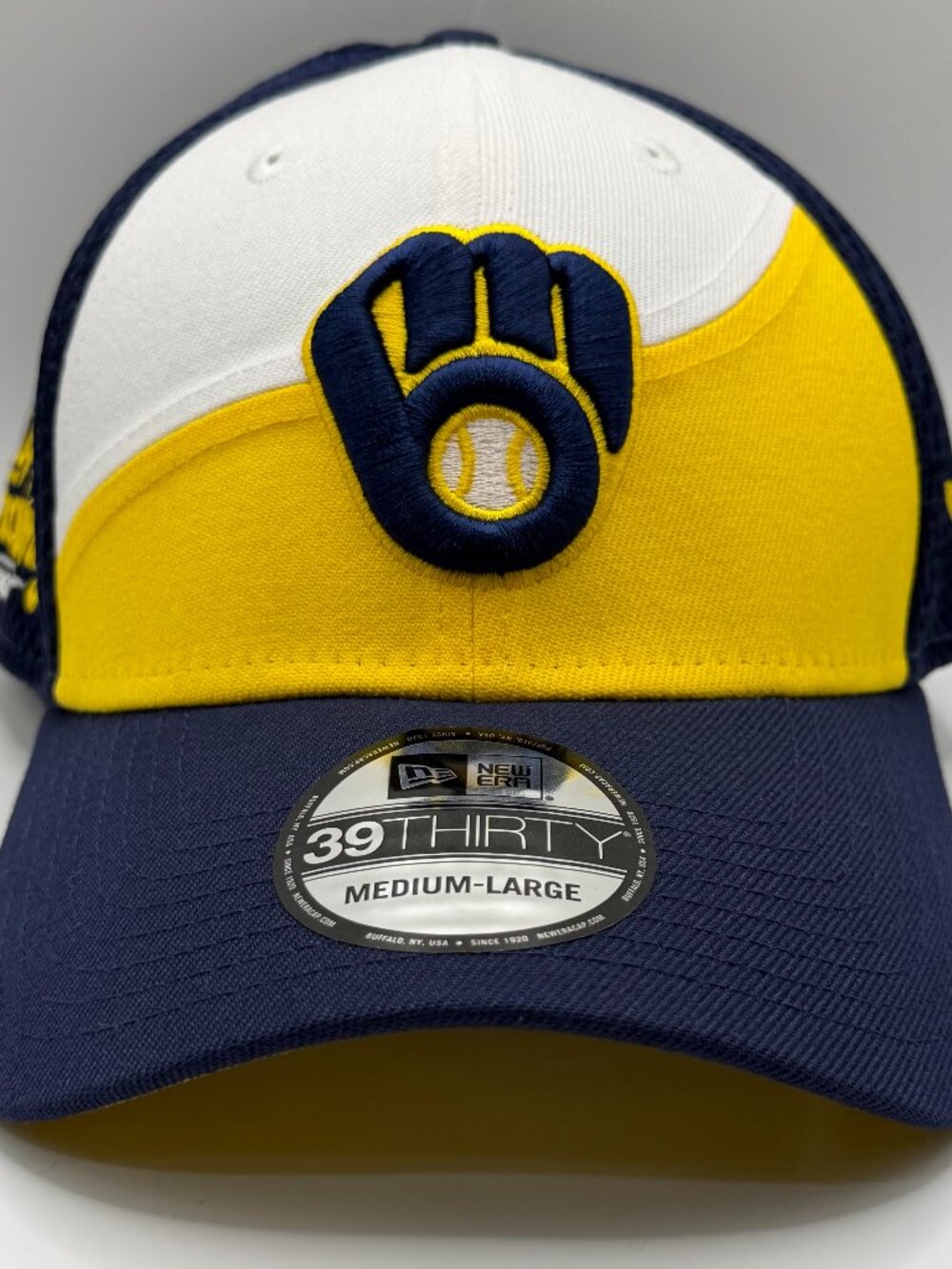 Milwaukee Brewers New Era MLB 39THIRTY Spring Training Hat Size M/L Cap